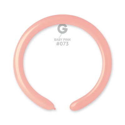 #073 Baby Pink 557305 Standard Color 2/60 in 50pcs Gemar Balloons