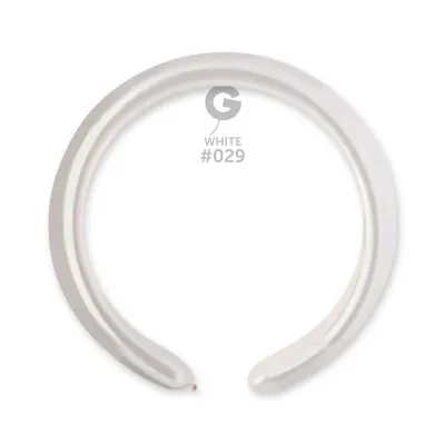 #028 Pearl 552805 Metallic Color 2/60 in 50pcs Gemar Balloons