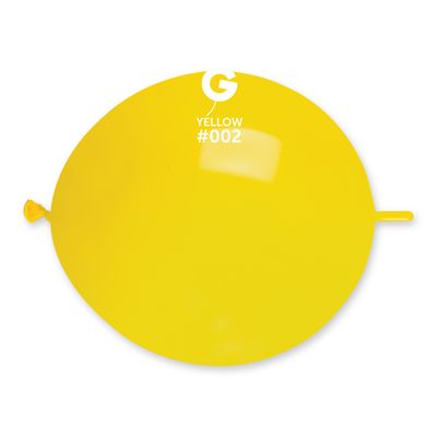 #002 Yellow 130201 - 13 in G-Link 50pcs Gemar Balloons