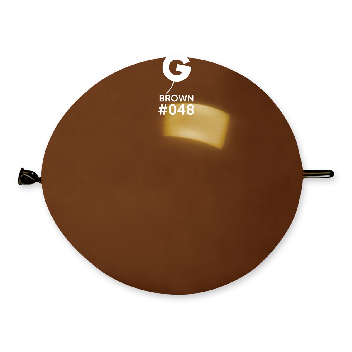 #048 Brown 134803 - 13 in G-Link 50pcs Gemar Balloons