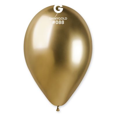 #088 Shiny Gold 128857 - 13 in 25pcs Gemar Balloons
