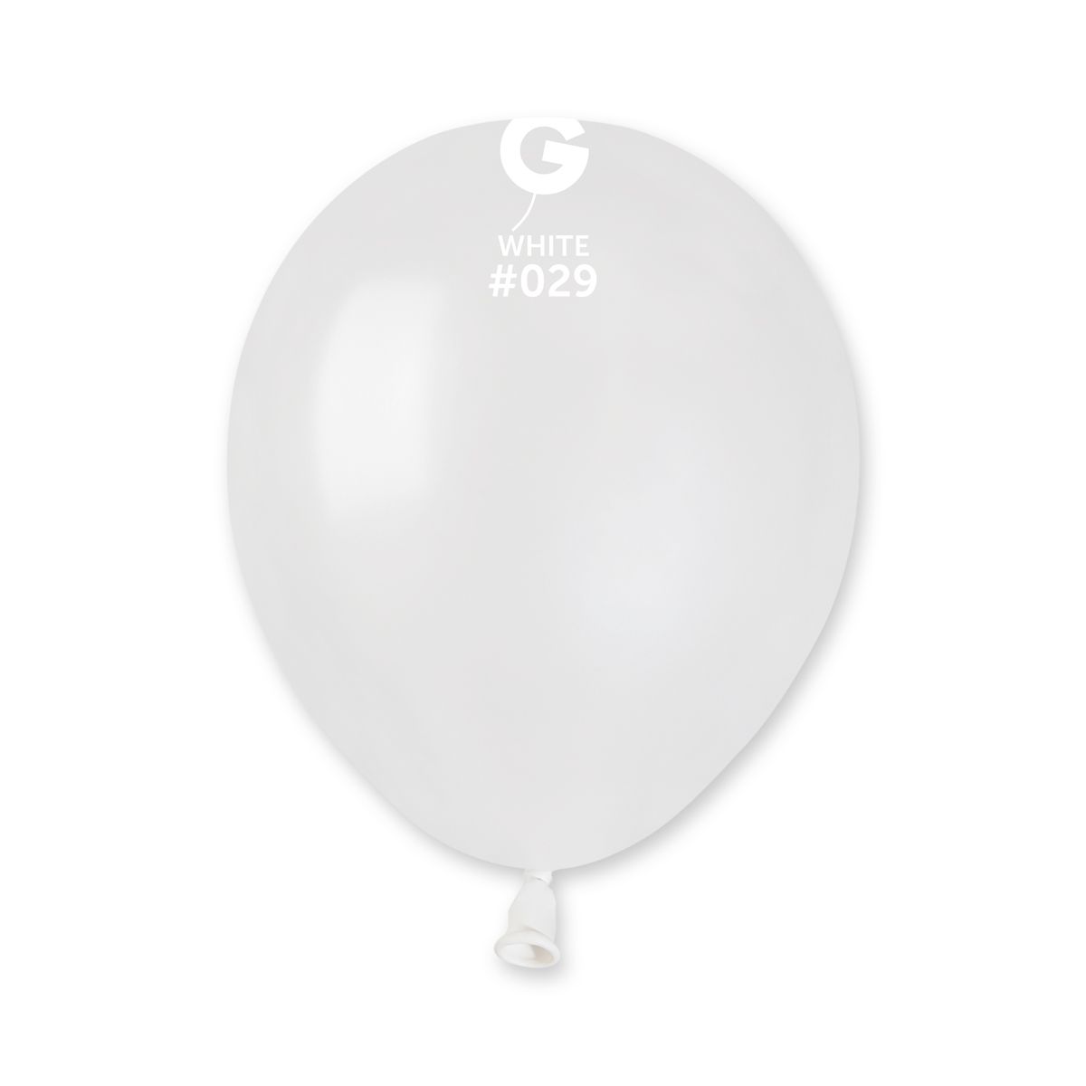 #029 Metal White 052916 Metallic Color 5 in 100pcs Gemar Balloons