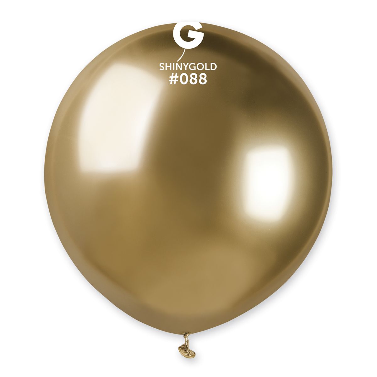 #088 Shiny Gold 158854 - 19 in 25pcs Gemar Balloons