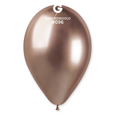 #096 Shiny RoseGold 129656 - 13 in 25pcs Gemar Balloons