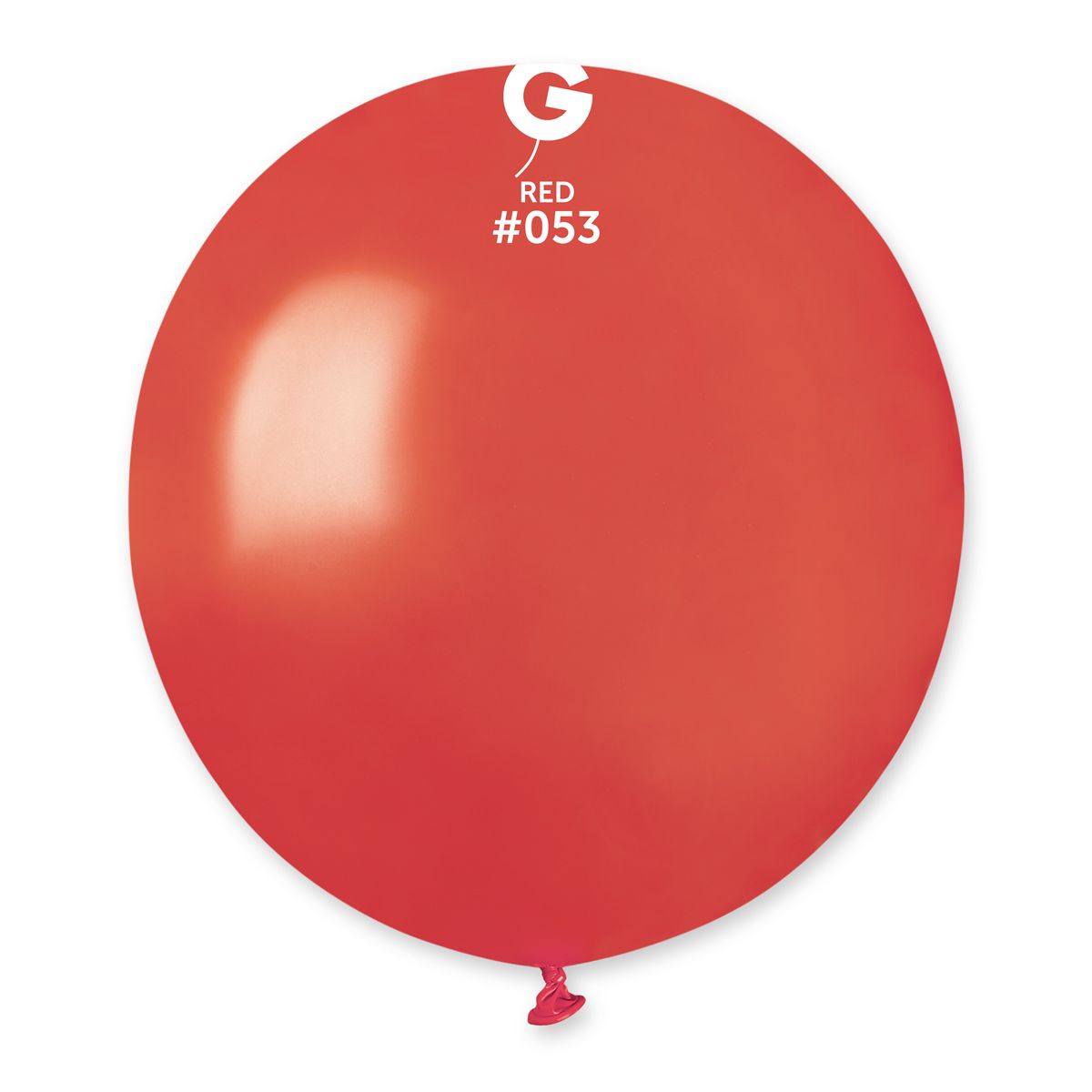 #053 Metal Red 155358 Metallic Color 19 in 25pcs Gemar Balloons