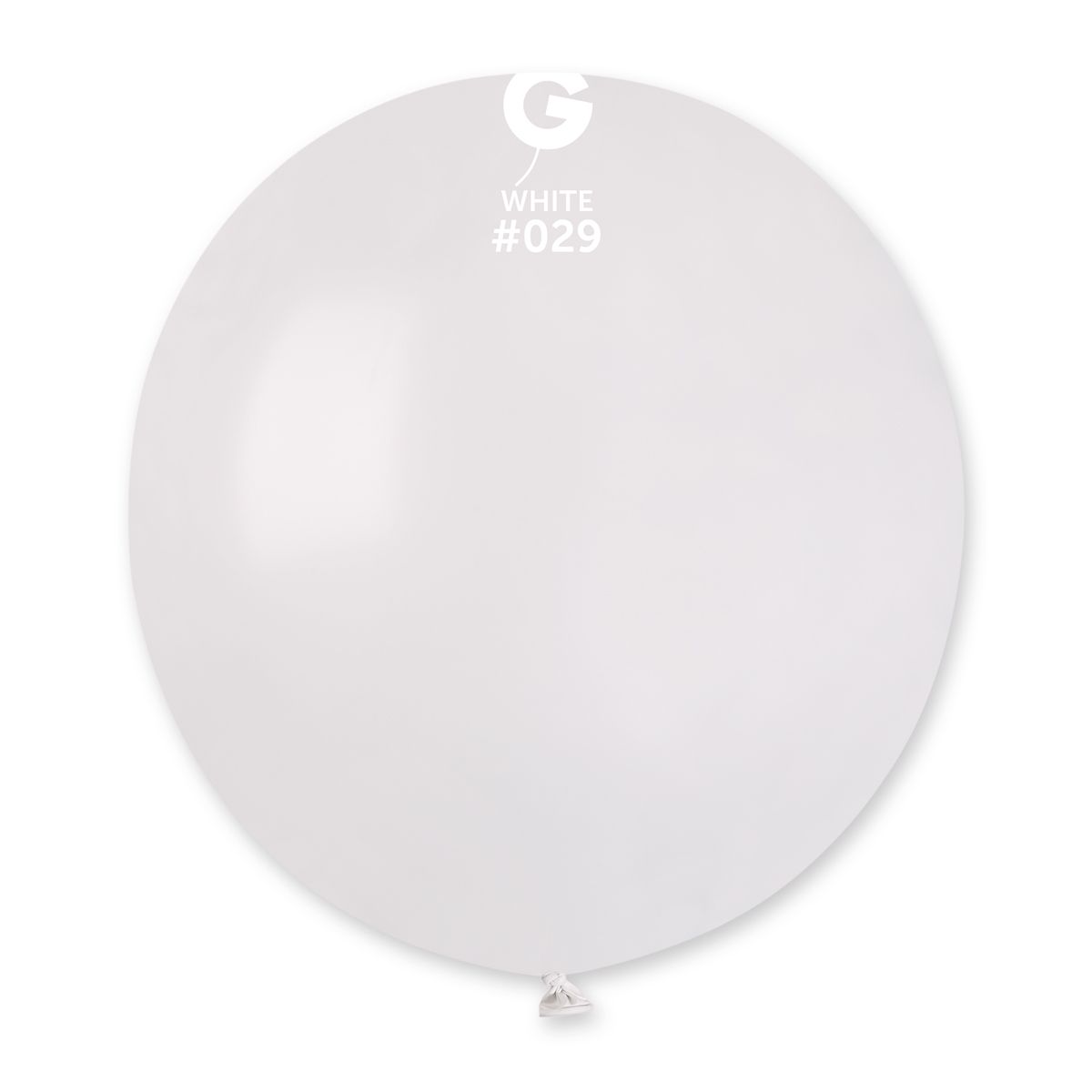#029 Metal White 152951 Metallic Color 19 in 25pcs Gemar Balloons