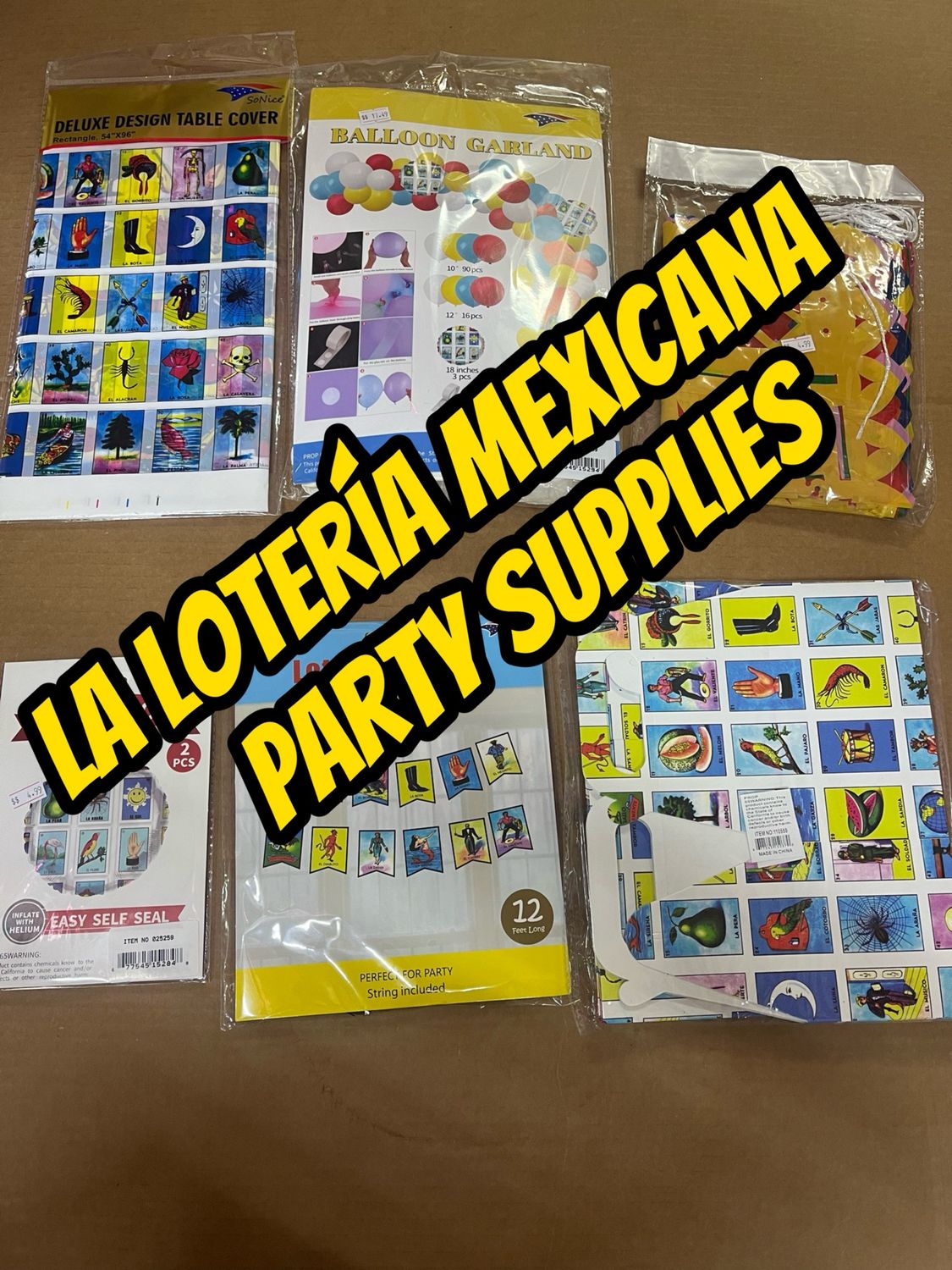 Loteria Mexicana Party Decor