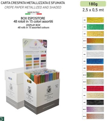 Crepe Paper Italian Metallic