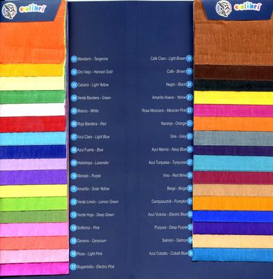 Crepe Paper  (Colibri) package 10 Sheets of 79x20 Inches
