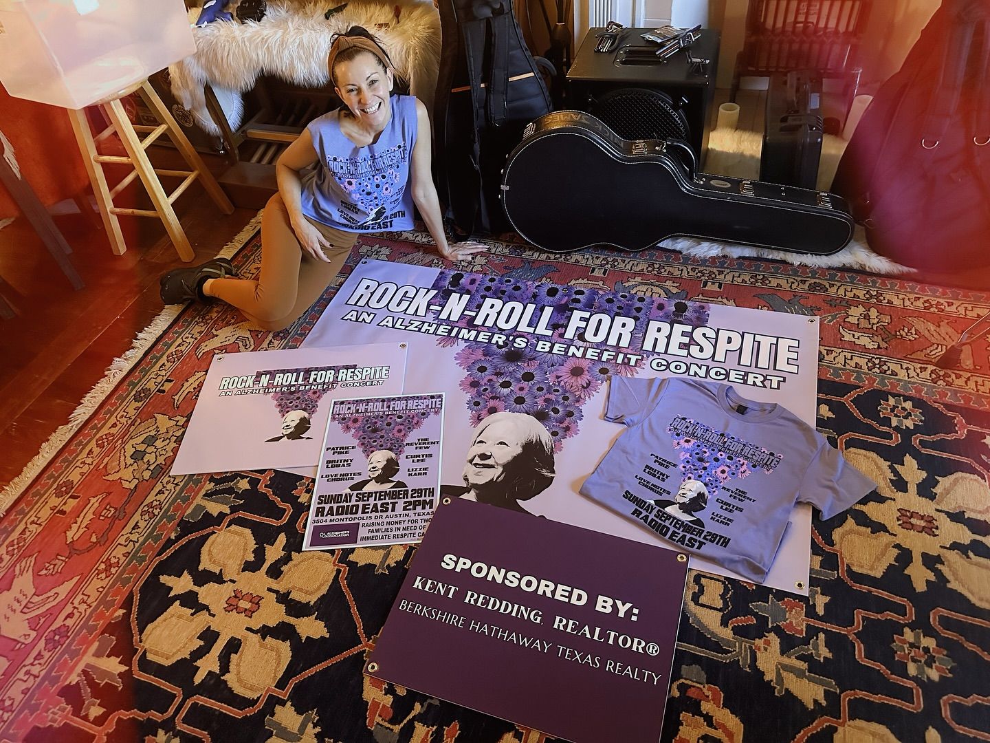Rock-N-Roll for Respite Care ALZ Shirt