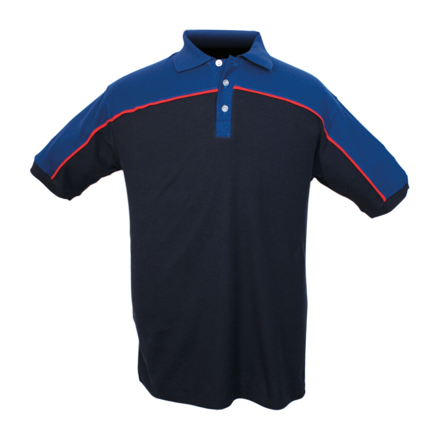 PLAYERA TIPO POLO COMBINADA