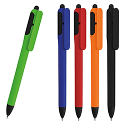 BOLIGRAFO PLASTICO RUBBER ATOM