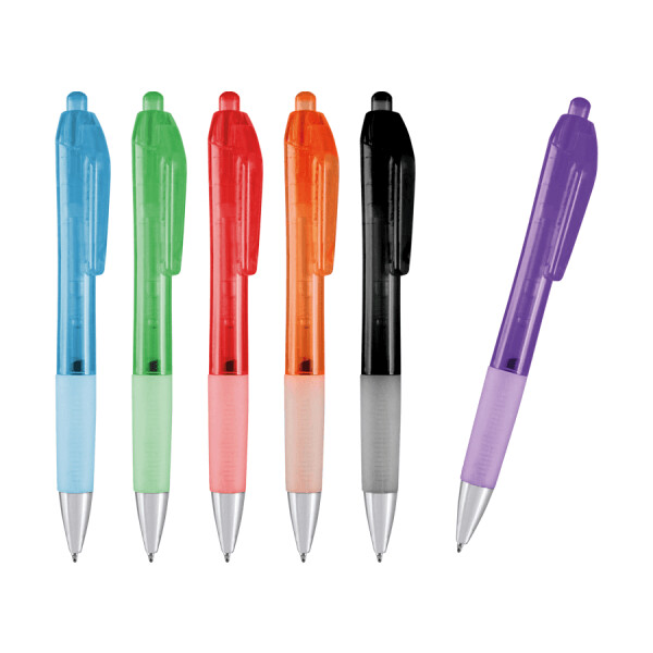 BOLIGRAFO PLASTICO CON GRIP CHILL
