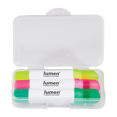 ESTUCHE TOBY CON TRES MARCADORES