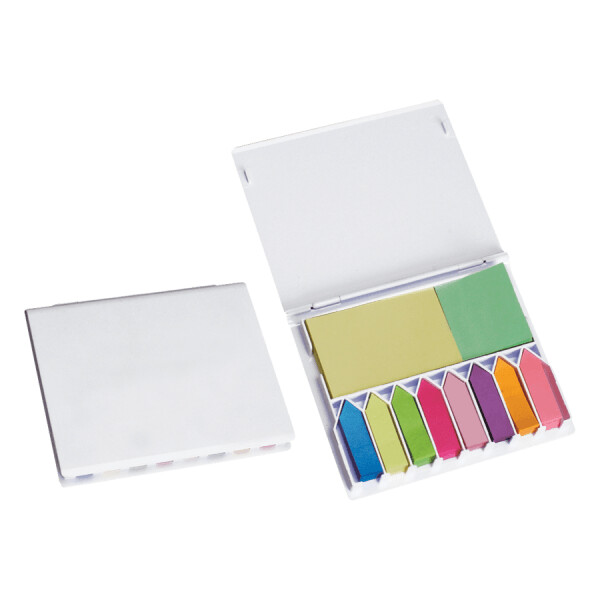 ESTUCHE CON NOTAS ADHESIVAS BRASS