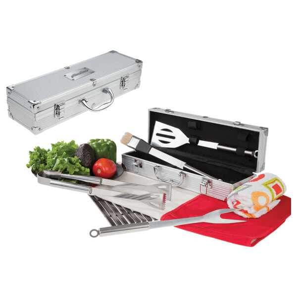 SET BBQ CROME