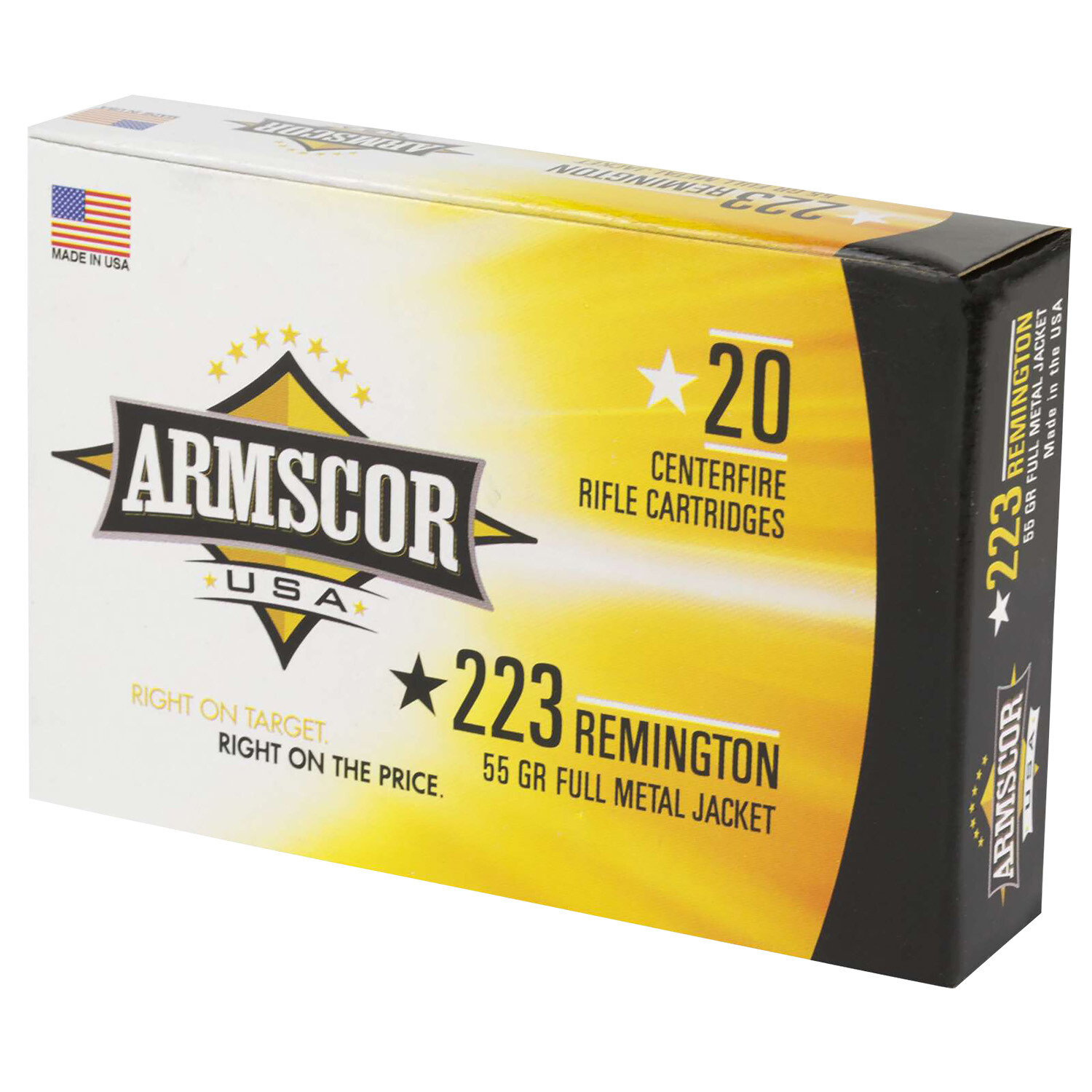 Armscor FAC2231N USA 223 Rem 55 gr 3000 fps Full Metal Jacket (FMJ) 20 ct box
