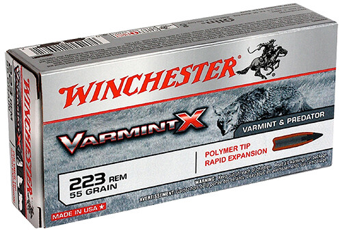Winchester Ammo X223P Varmint X 223 Rem 55 gr Polymer Tip Rapid Expansion 20 count box