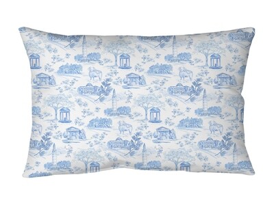 Bolster Pillow Tar Heel Toile