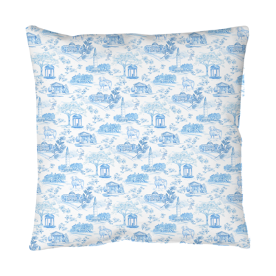 Euro/Floor Pillow Tar Heel Toile