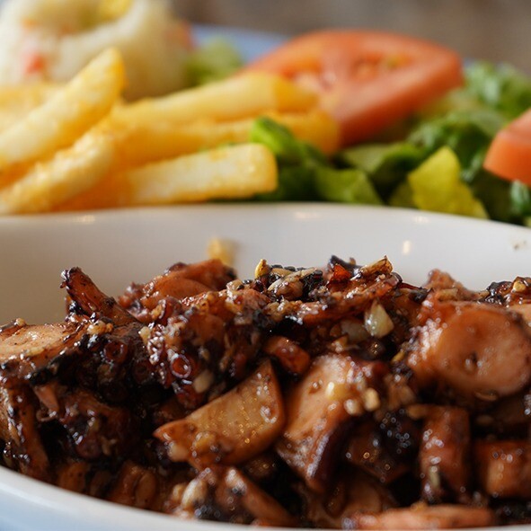 Octopus in Garlic Style