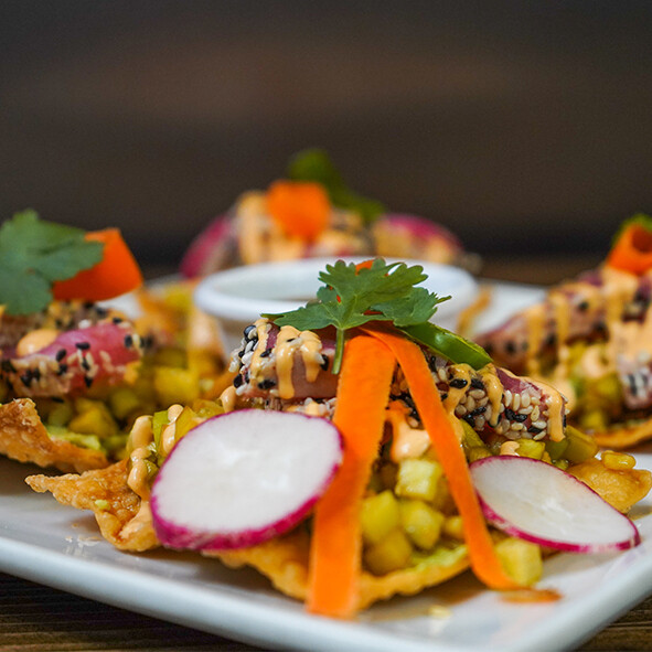 Ahi Tuna Coquetas