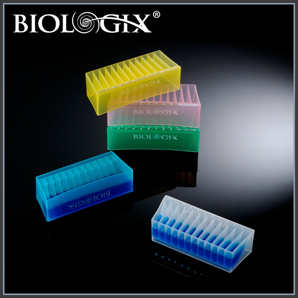 Biologix Solution Basins-50mL (Bulk-Assorted Colors, PP), Case of 100
