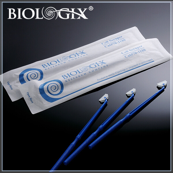 Biologix Cell Scrapers-18cm Handle, 1/Bag, 100/Case