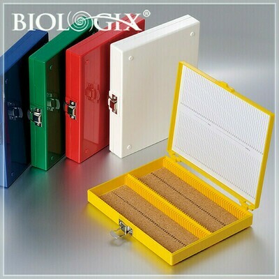 Biologix Slide Storage Boxes with Cork Lining (100 Place)