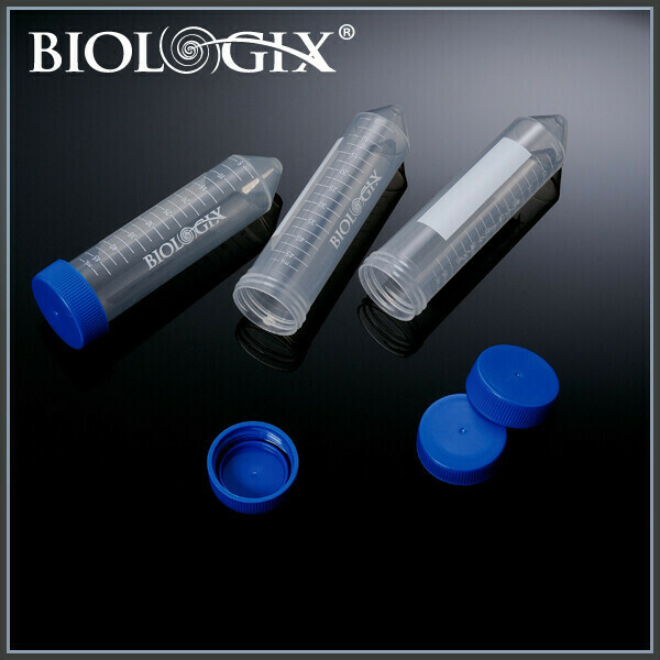 Biologix Centrifuge Tubes Flat Top-50ml (Non-Sterile Bulk), Case of 500