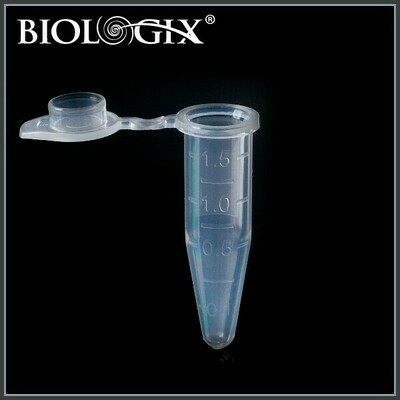 Biologix Microcentrifuge Tubes-1.5mL, 500/Pack, 5000/Case