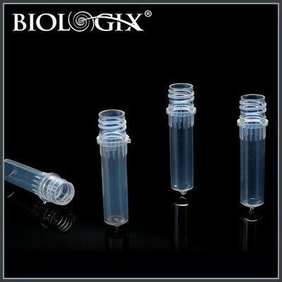 Biologix Screw Cap Microtubes-2.0mL (Conical Bottom), Case of 5,000,Caps sold Separately