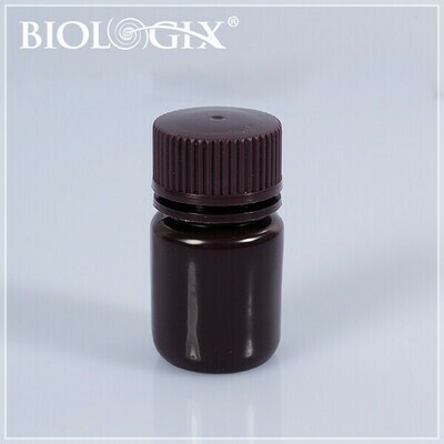 Biologix Wide-Mouth Reagent Bottles-30mL (Brown), Case of 800