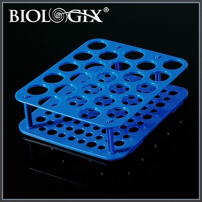Biologix Centrifuge Tube Rack (25-Well, Blue)