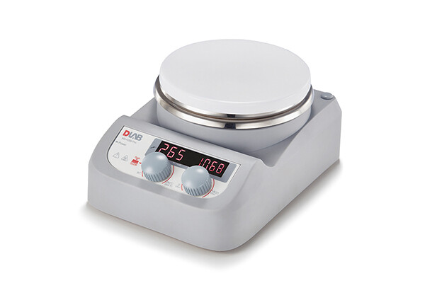 DLAB MS-H280-Pro 5" Double LED Digital Hotplate Magnetic Stirrer, Includes Support Clamp and Temperature Sensor