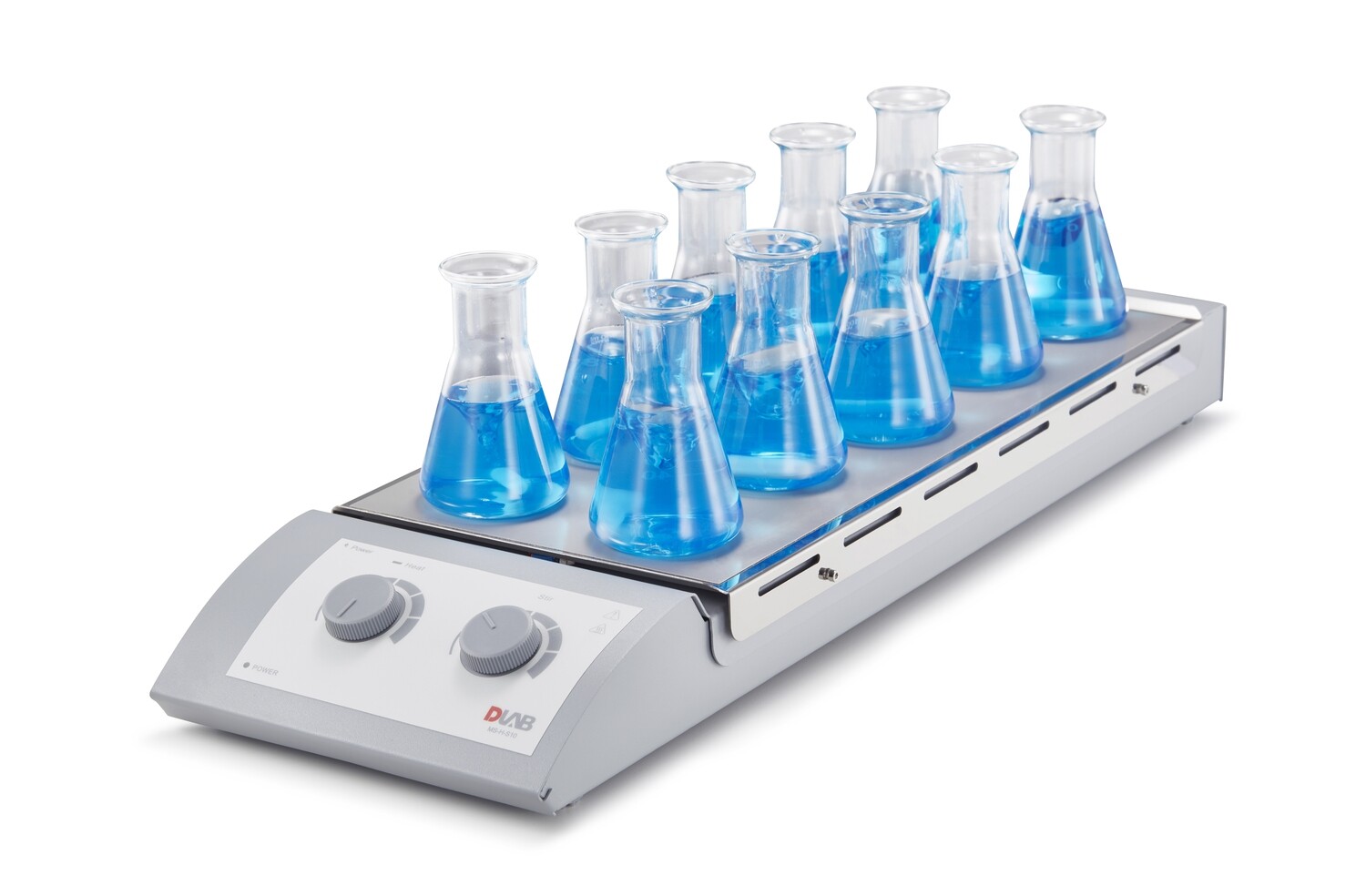 MS-H-S10 10-Channel Classic Hotplate Magnetic Stirrer