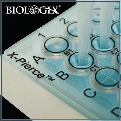 Biologix X-Pierce Precut Pierceable Sealing Films 100 Sheets