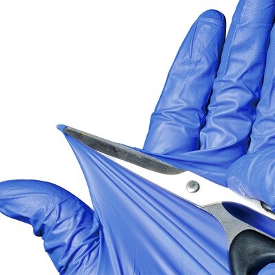 Biologix Disposable Nitrile Gloves, S M Sizes, Blue,  100 /Pack, 10 Packs/Case