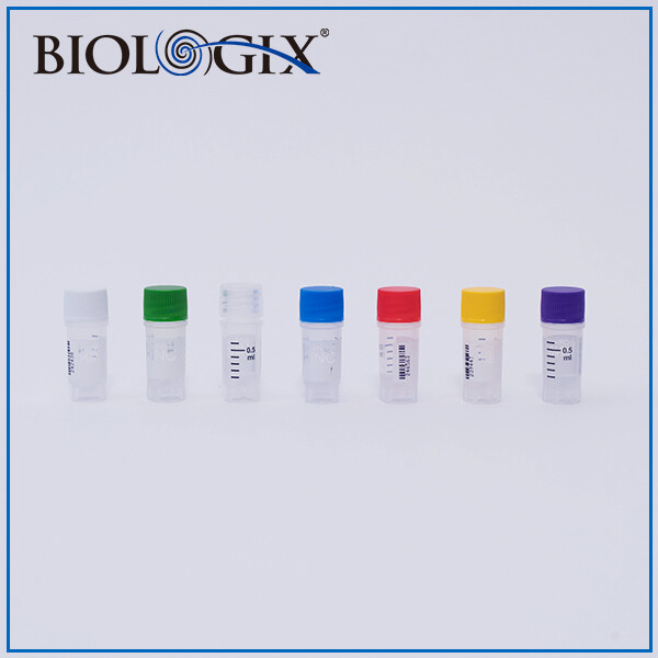 Cryogenic Vials with Side Bardcode-0.5 1.0 1.5 ml External, 25/Bag, 500/Pack, 1000/Case