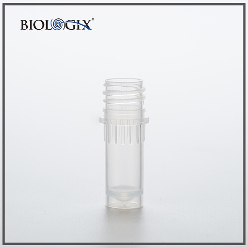BIOLOGIX 0.5ML, 1.5ML, 2.0ML CLEAR SELF-STANDING CONICAL BOTTOM MICROTUBES,  CAPS SOLD SEPARATY.