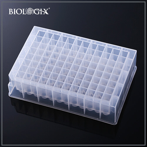 Biologix Deep Well Plates-1.6mL (Square Well) 24/Pack, 96/Case