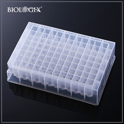 Biologix Deep Well Plates-1.6mL (Square Well) 24/Pack, 96/Case