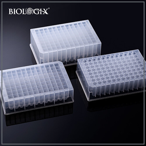 Biologix Deep Well Plates-1.0mL (Round Well) 10/Pack, 50/Case
