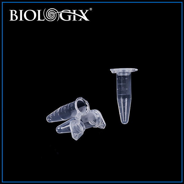 Biologix Microcentrifuge Tubes-1.5mL (Locking Piece), 500/Pack, 5000/Case