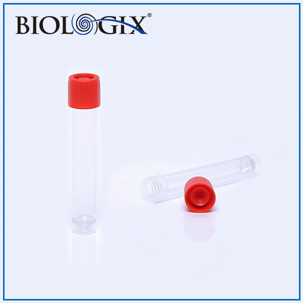 BiologixSample Collection Tubes with Caps (6mL), 1000 Tubes/ Bag