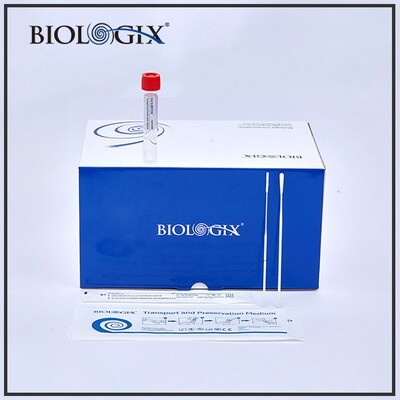 Disposable Virus Collection Tube & Transportation, Preservation Medium with 2 Swabs (Inactivated), Case of 500