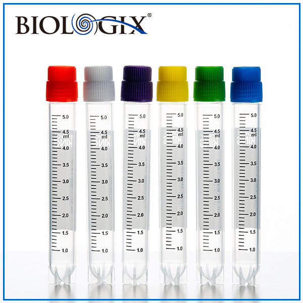 Traditional Cryogenic Vials with Side Bardcode-2.0ml, 5.0 ml External Thread tubes