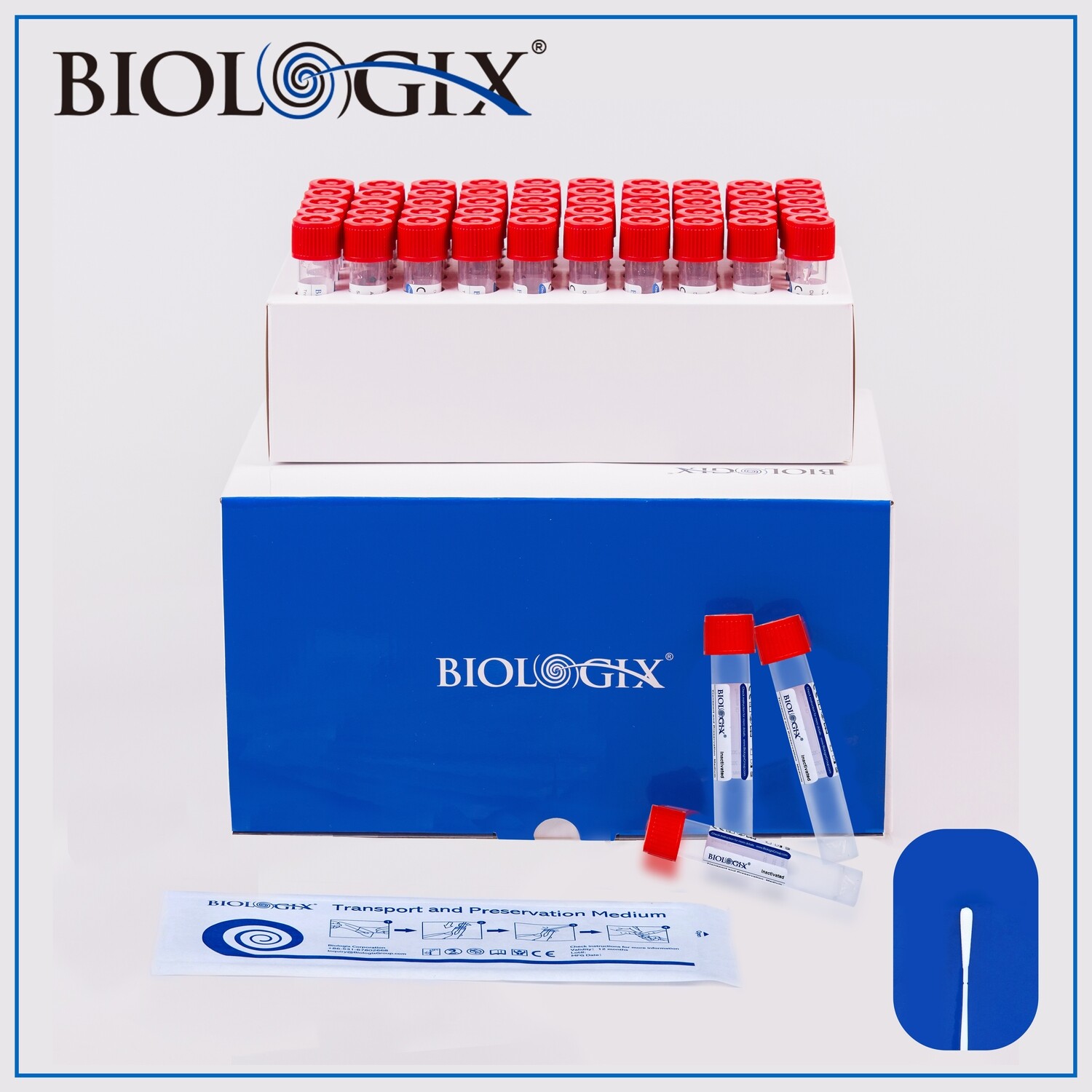 Disposable Virus Collection Tube & Transportation, Used for HPAI Viruses, Bird Flu Collection, Case of 500