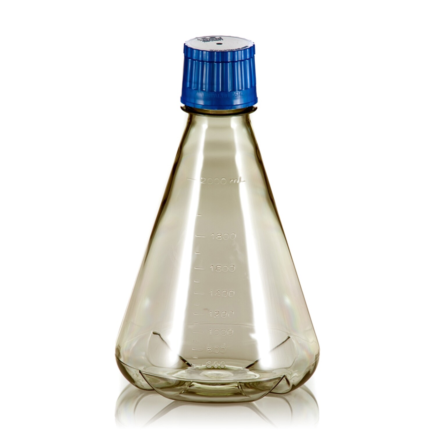 2000ml Autoclavable PC Erlenmeyer Culture Flask