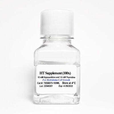 Hypoxanthine-Thymidine (HT) Supplement (50x) for Hybridoma Cell growth, 100 ML